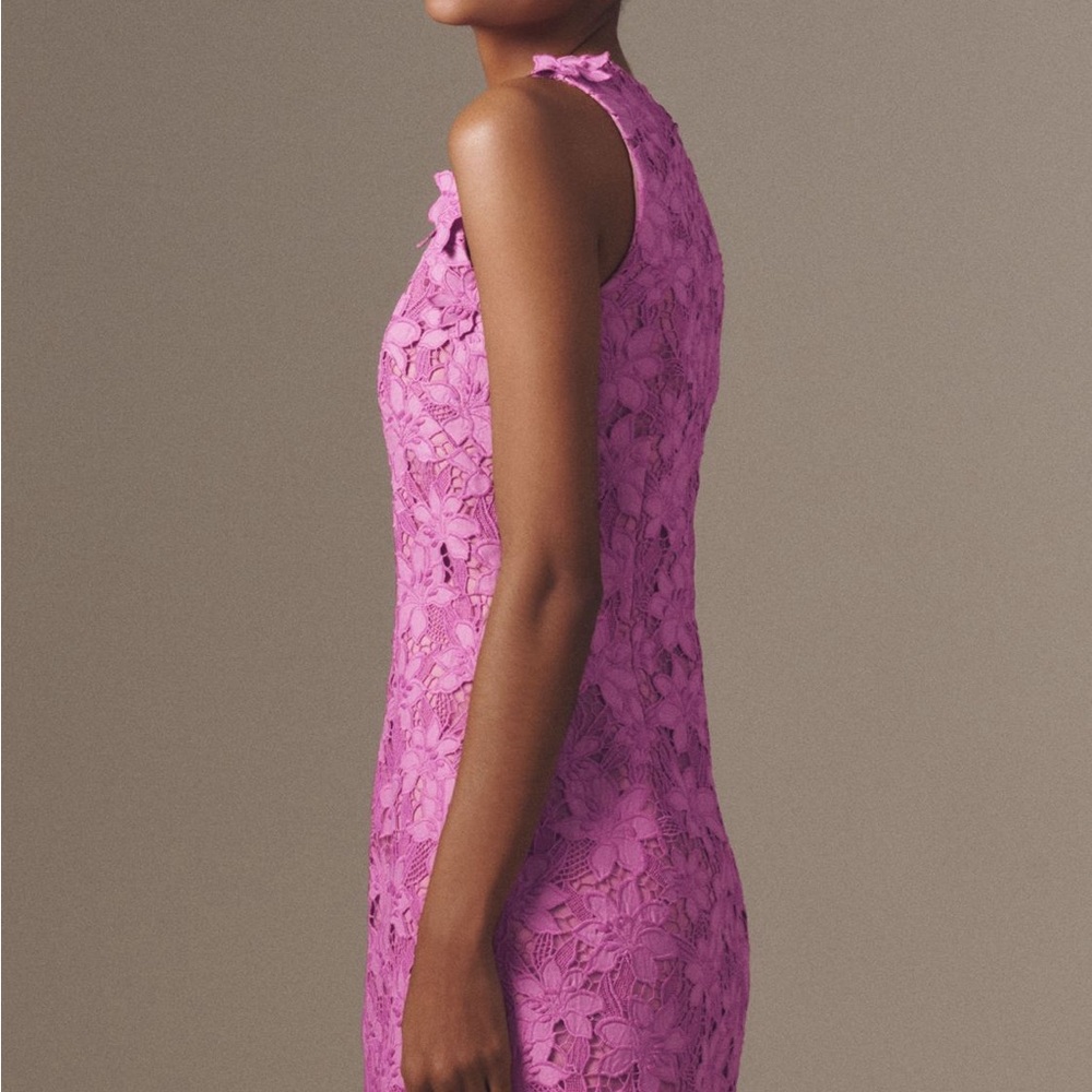 Orchid Lace Sleeveless Dress - Picture 4 of 7